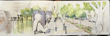 Harrogate St pauls Sketchcrawl workshop June 14 2016 2