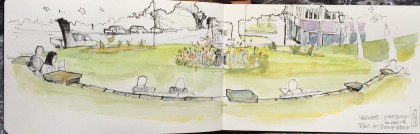 Harrogate St pauls Sketchcrawl workshop June 14 2016